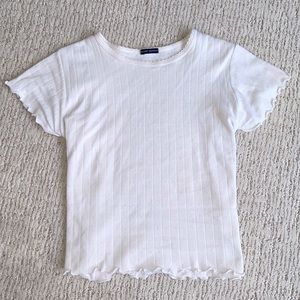Brandy Melville Basic White Tee